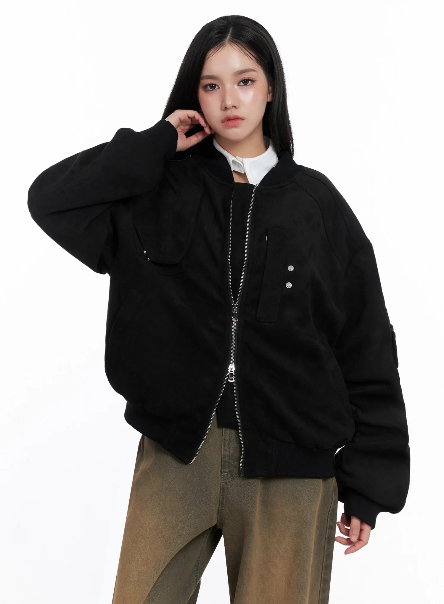 black-zip-up-bomber-jacket-is525