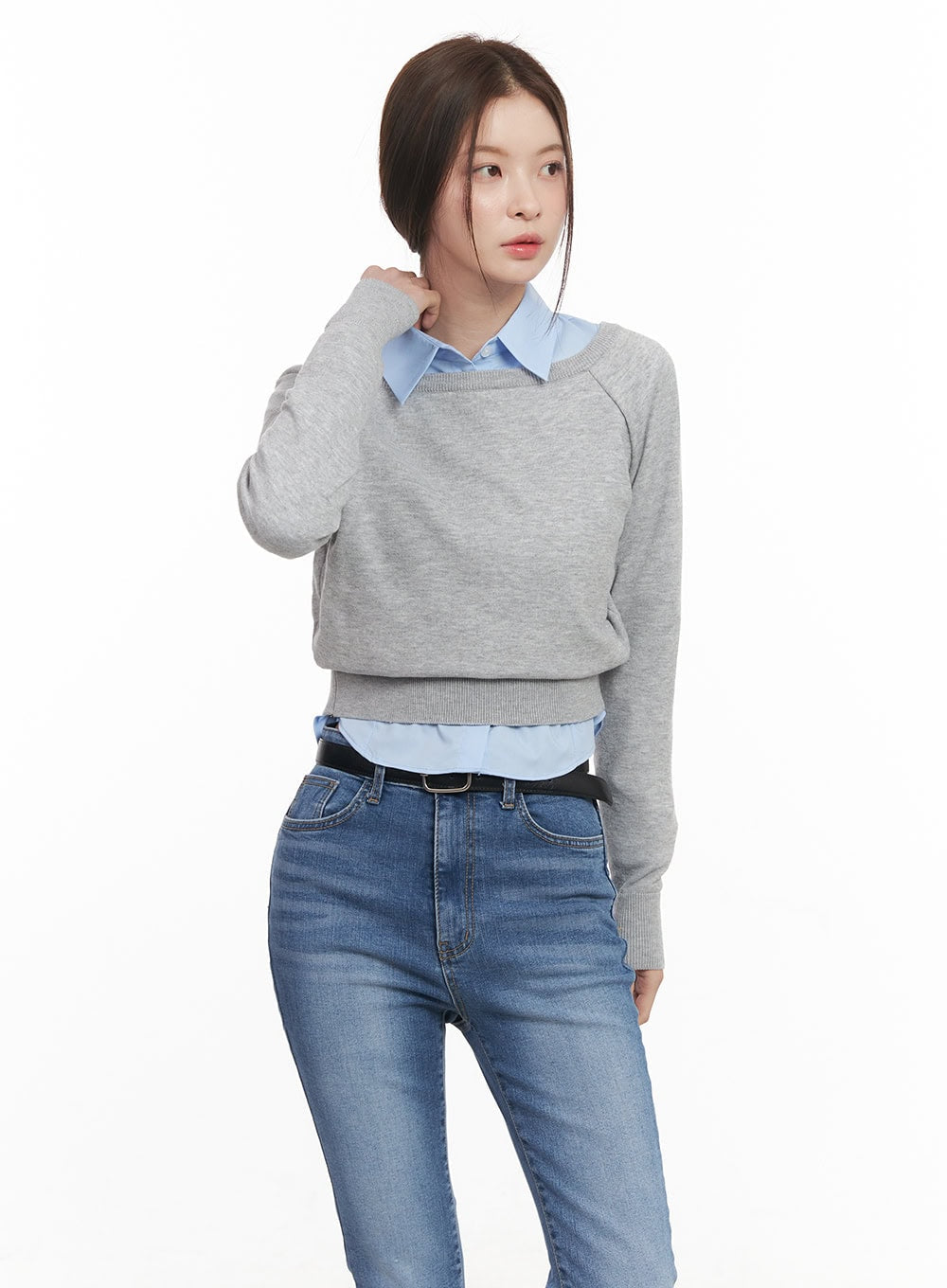 Essential Boat-Neck Sweatshirt CM511