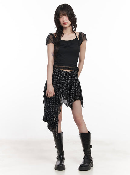 puff-sleeve-sheer-top-cy520