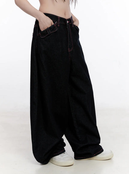 reign-pink-stitch-denim-baggy-jeans-co501