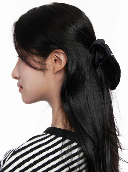 faux-pearl-velvet-ribbon-hair-pin-co524