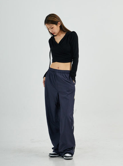 Wrap Crop Hoodie CS27