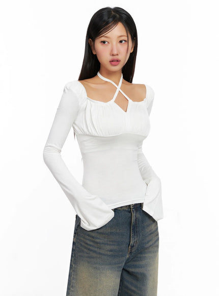 chic-cross-strap-long-sleeve-tee-ig528