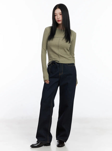 mingi-non-fade-semi-wide-belted-jeans-cj519