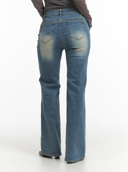 washed-slim-fit-denim-bootcut-jeans-cj426