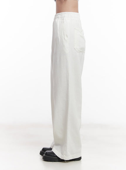 Essential Cotton Wide-Fit Pants CY523