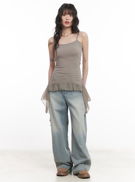 Frilly Flared Cami Top CM520