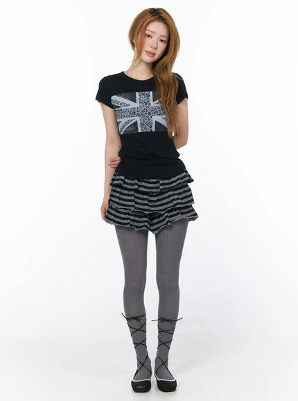 layered-ruffle-striped-skirt-cy506