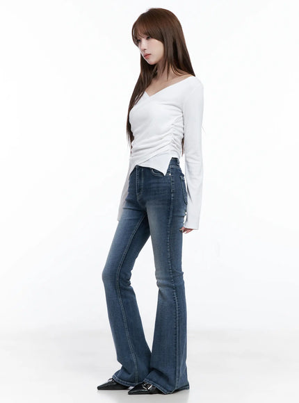 ju-flare-hip-pad-washed-jeans-cg529