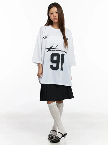 Oversized Jersey Tee IY504