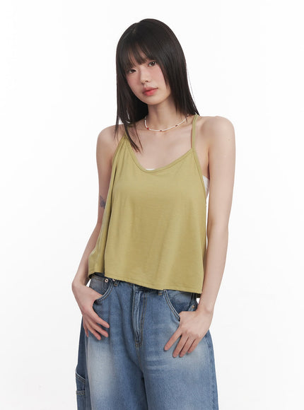 Draped Loose-Fit Cami Top CM519