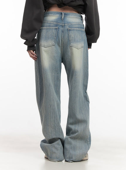 Nicola Washed Wide-Leg Jeans CF514