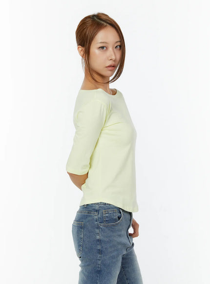 minimalist-3-4-sleeve-boat-neck-top-cy520