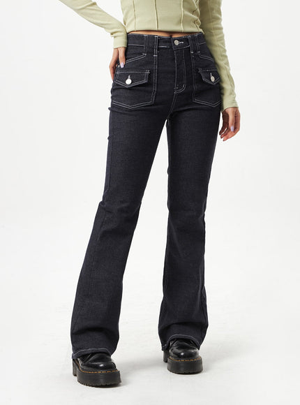 Pocket Bootcut Jeans CA320