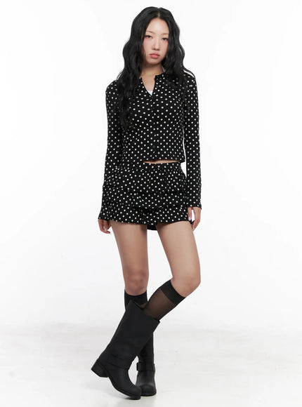 polka-dot-crop-cardigan-cn514