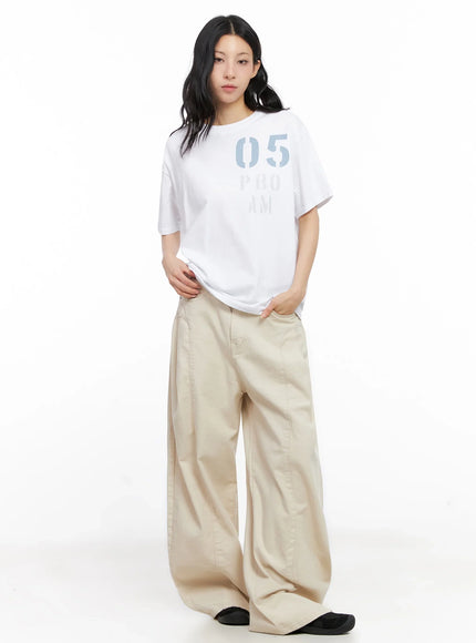 05 Graphic Print Short-Sleeve Tee IG508