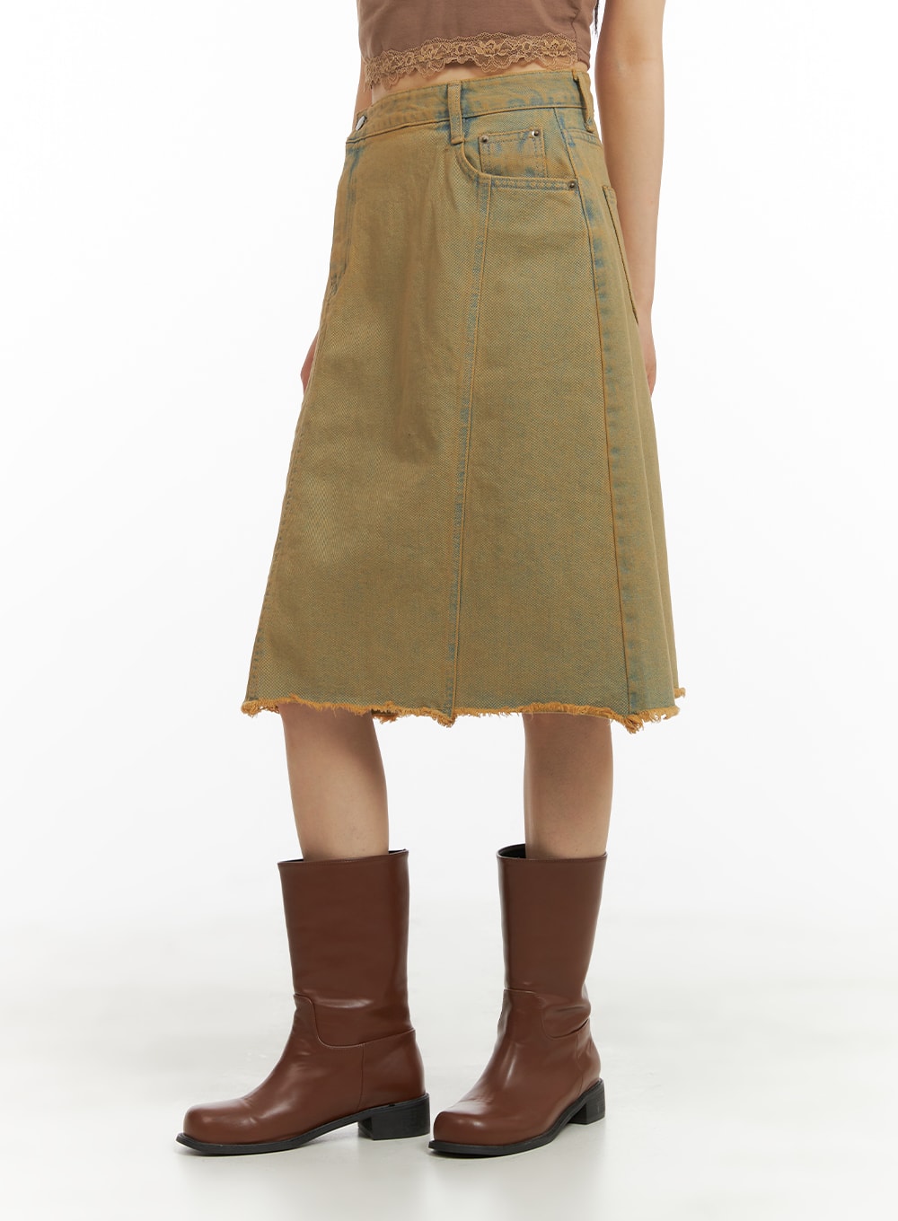 destroyed-hem-midi-denim-skirt-ca412