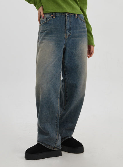 Mid-Rise Baggy Jeans Unisex CJ330