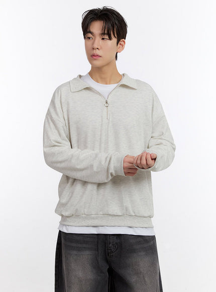 Men's Essential Half-Zip Sweatshirt IF528