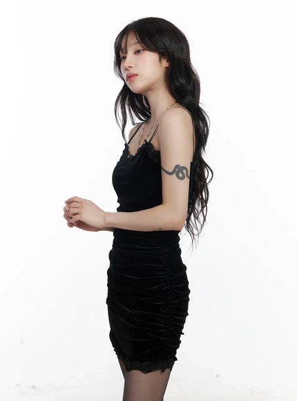 velvet-lace-mini-dress-cj526