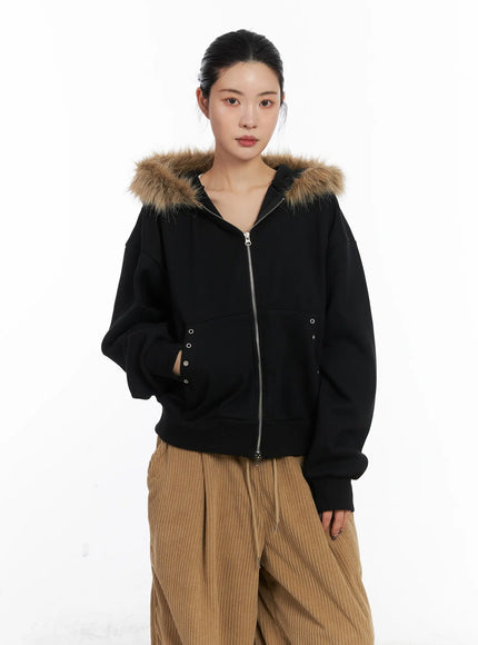 trimmed-zip-up-hoodie-cd505