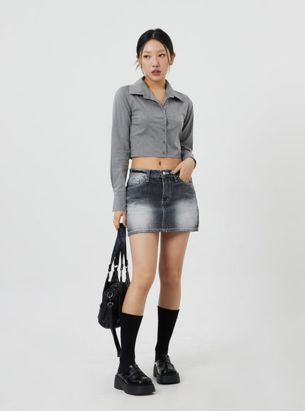 Platform Loafer Mules CF327