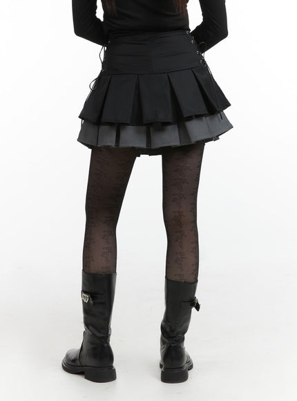 two-layered-pleated-mini-skirt-ij411