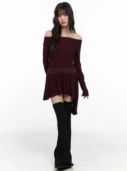 off-shoulder-flared-mini-dress-cn511