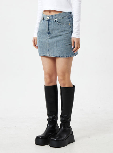 Denim Mini Skirt CM327