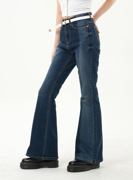 Dark Wash Bootcut Jeans CA328