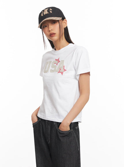 Cotton Graphic T-Shirt IA507