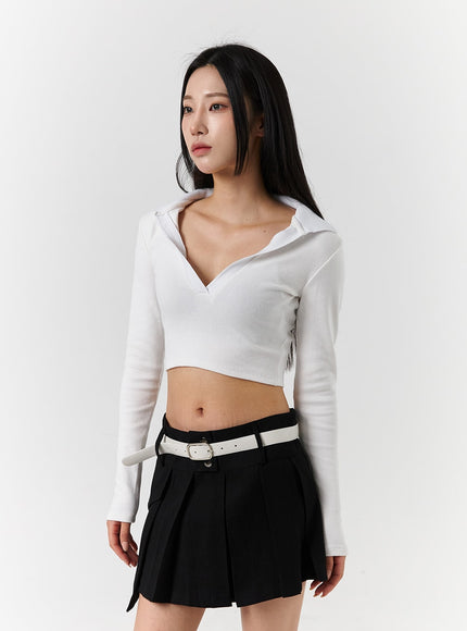 v-neck-collar-long-sleeve-crop-tee-cd322