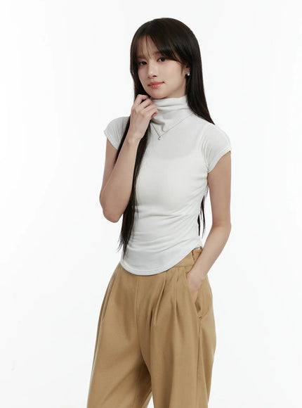 turtleneck-cap-sleeve-top-cd514
