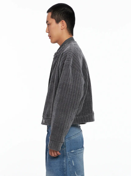 Men's Velvet Crop Jacket IS510