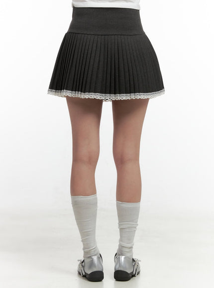 lace-pleated-mini-skirt-oo421