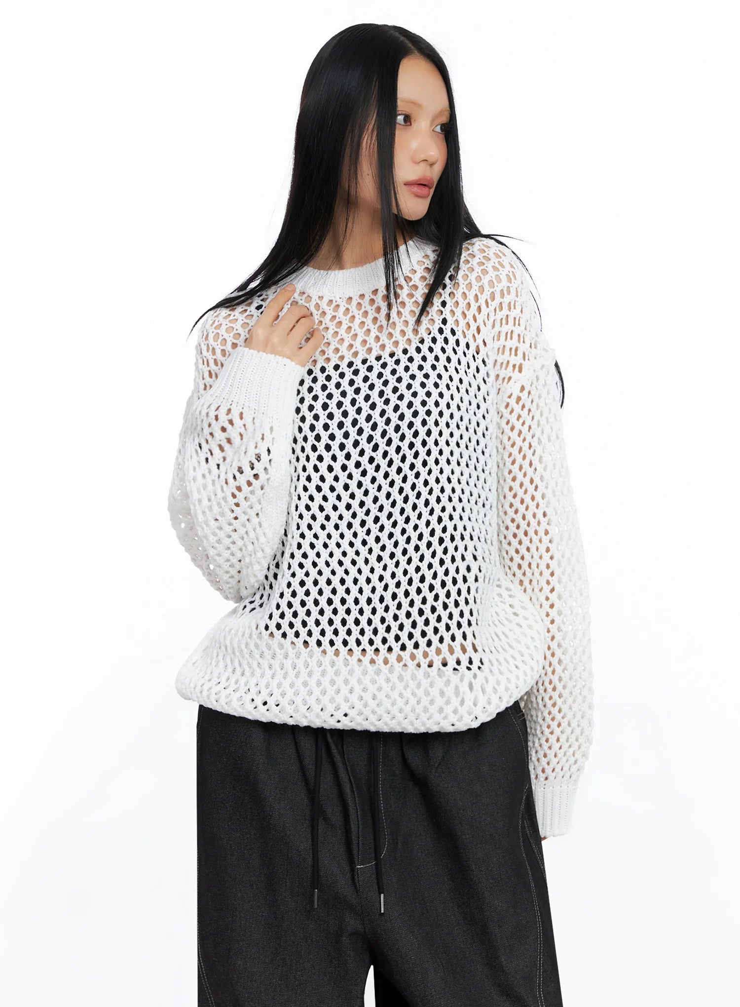 mesh-knit-sweater-co516