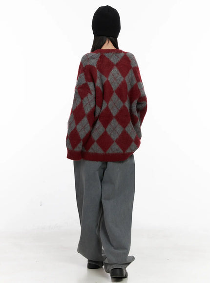 oversized-argyle-knit-cardigan-cn512