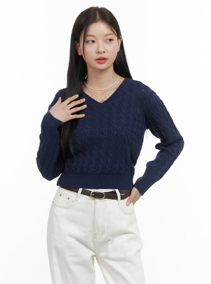 oversized-v-neck-knit-crop-sweater-os411