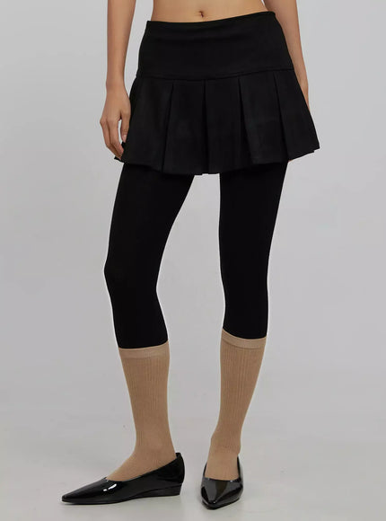 Pleated Mini Skirt IJ509