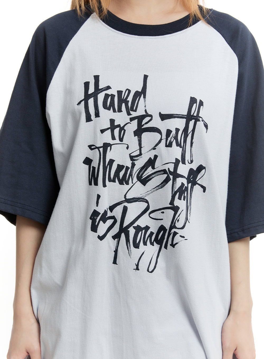 Oversized Cotton Raglan Top CY505