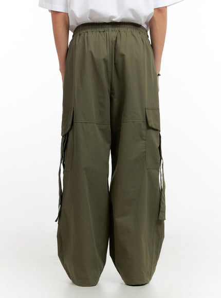 mens-cargo-chic-wide-leg-pants-dark-green-ig402