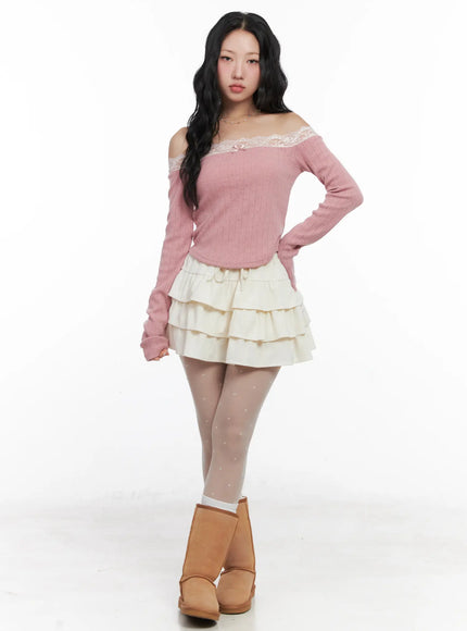 off-shoulder-lace-long-sleeve-top-cn514