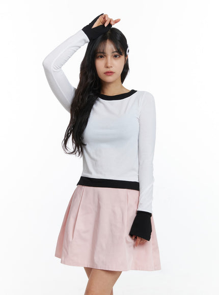 fake-two-piece-round-neck-top-oj429