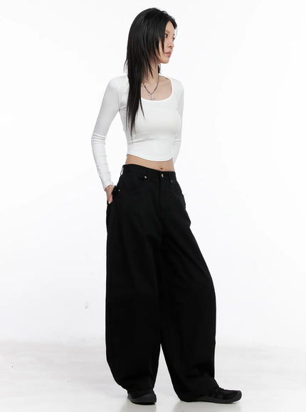 round-neck-ribbed-long-sleeve-crop-top-cs512
