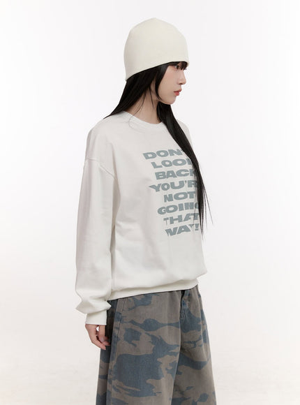 Graphic Loose-Fit Sweatshirt CJ529