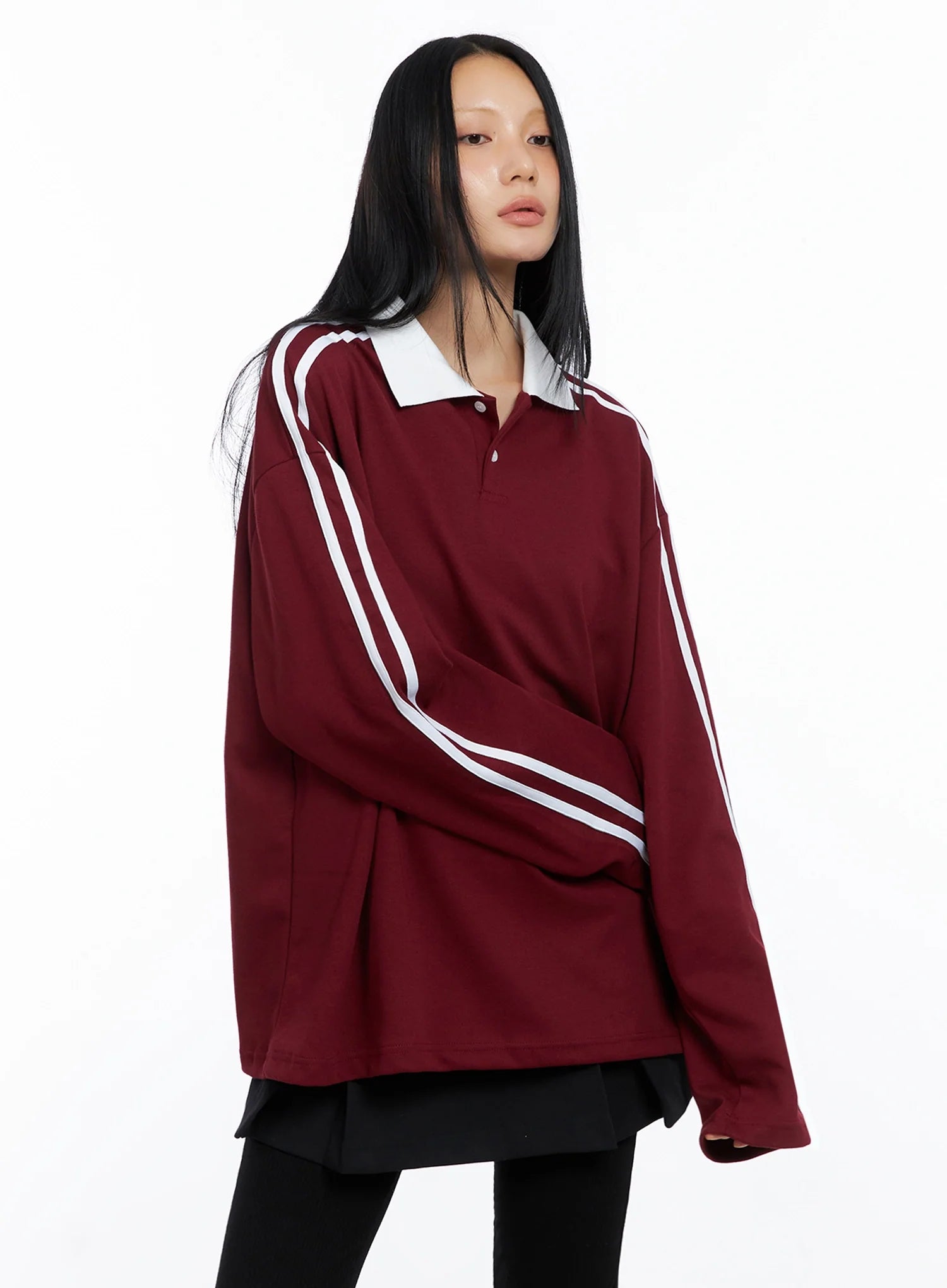 Collar Oversized Top IO516