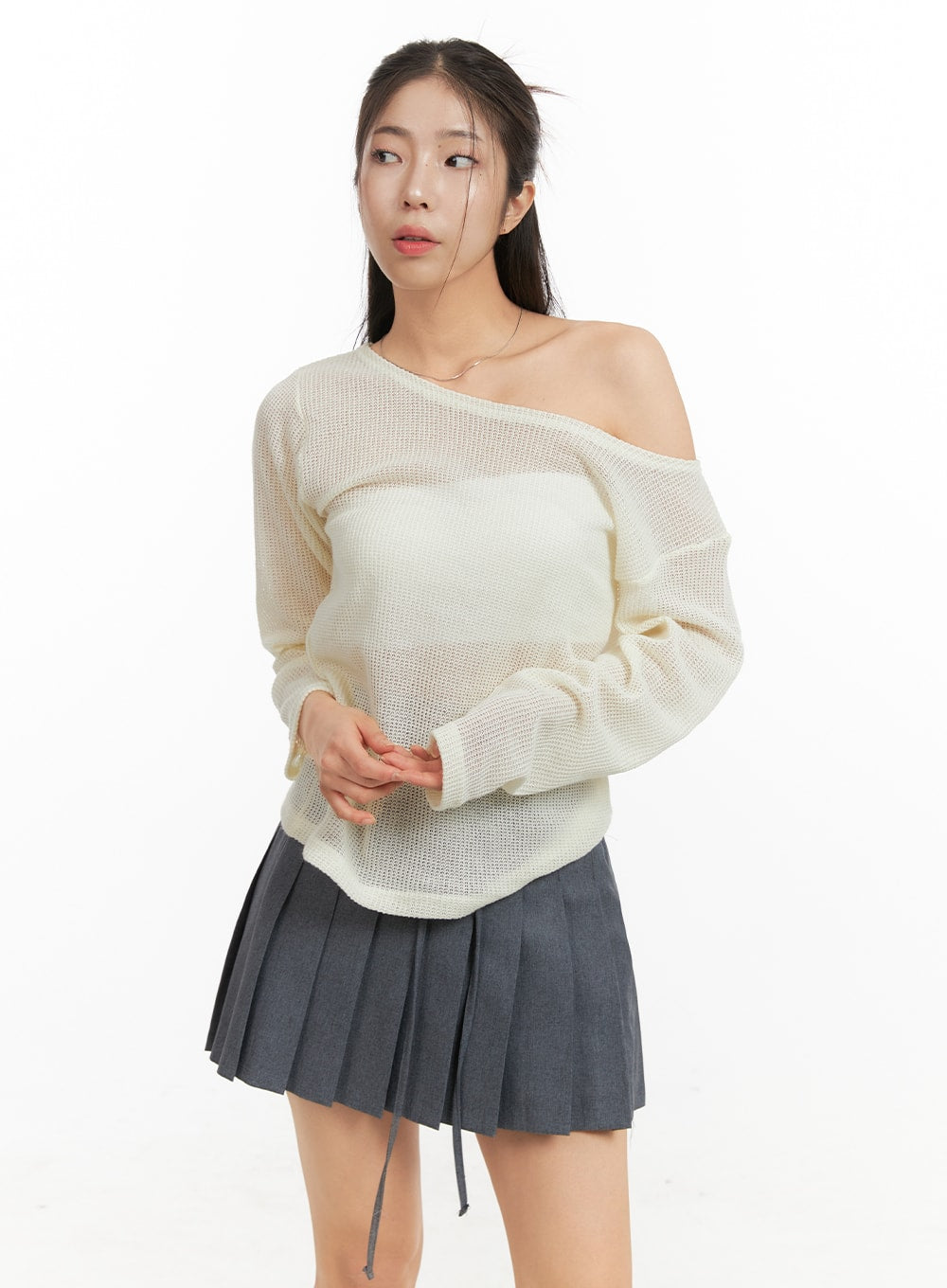 one-shoulder-sheer-sweater-oa429