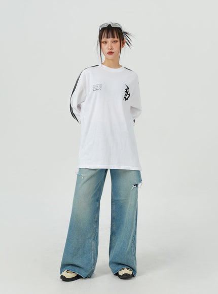 Graphic Oversized Top Unisex CM313