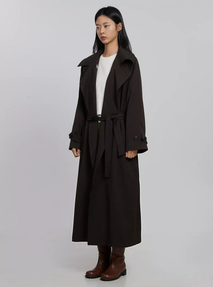 Belted Trench Coat ID516