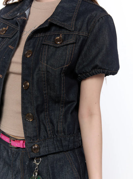 casual-puff-short-sleeve-jacket-ca522